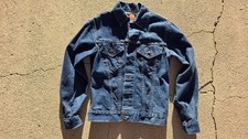 Vintage Levi's 70505-0217 Denim Trucker Jacket Made In USA Size 34 Dark Wash