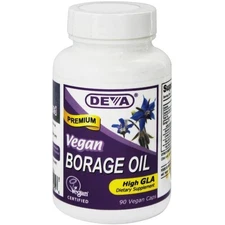 Deva Premium Vegan Borage Oil 90 Capsules