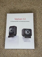 YoloCam S3 AI-Powered 4K Live streaming Webcam Fantastic Original Packaging