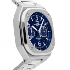 Bell & Ross BR 05 Chronograph Steel Auto 42mm Blue Dial Watch BR05C-BLU-ST/SST 3
