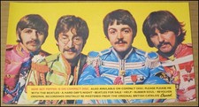 1987 The Beatles Sgt. Pepper Print Ad CD Release Advertisement Clipping 9.5