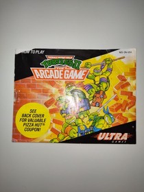 Teenage Mutant Ninja Turtles II The Arcade Game Nintendo NES CIB.See Description