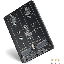 M.2 SATA NGFF to SATA Adapter Not Support NVME/ M.2 PCIE 6Gbps Dual NGFF MSATA