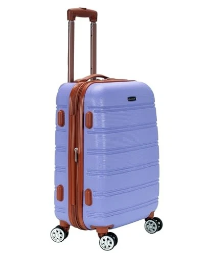 Rockland Melbourne Hardside Luggage with Spinner Wheels, Carry-On 20" - Lavender - Image 2 of 4