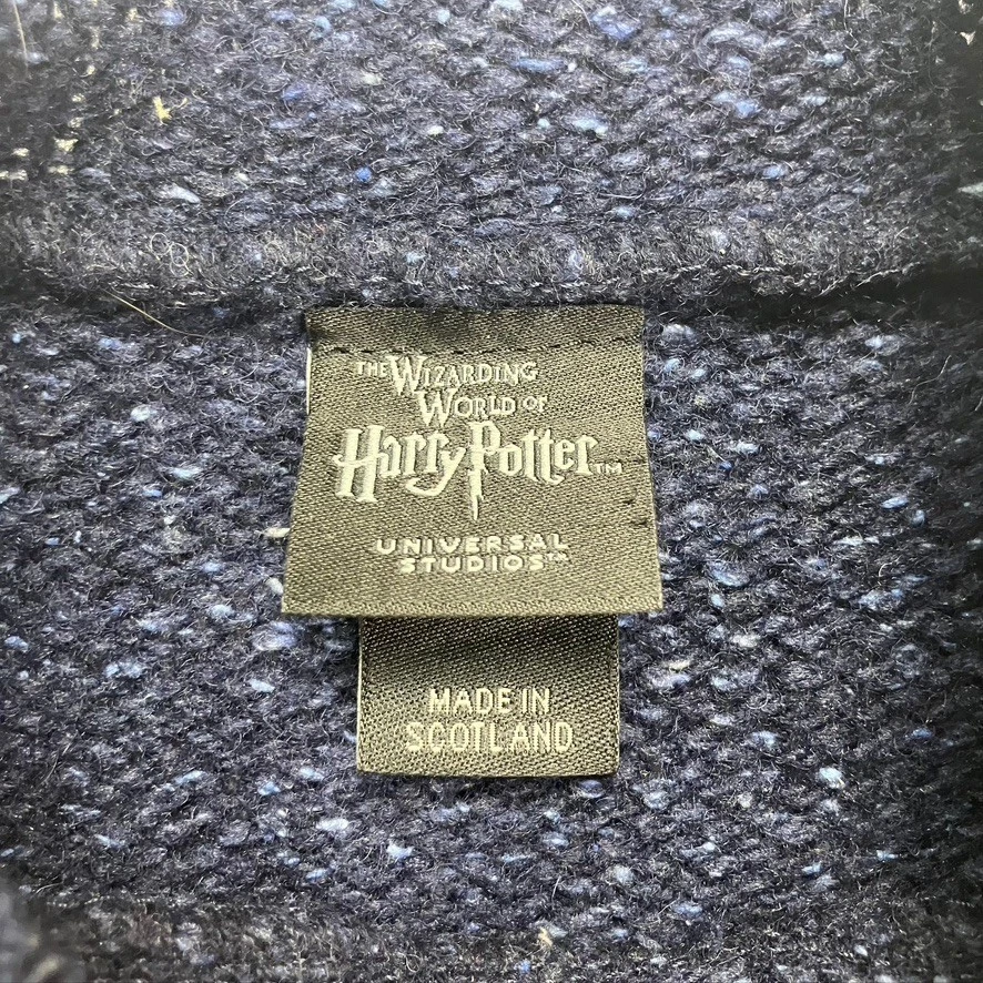 Свитер Harry Potter The Wizarding World Ron Weasley H темно-синий шерстяной шелковый трикотаж - Изображение 3 из 4