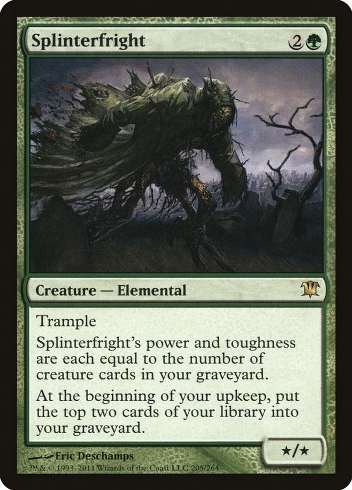 2011 Magic: The Gathering: Innistrad - Splinterfright (#205, R, Lightly Played)