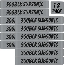 12 Pack Magsaddle .300 Blackout Subsonic Magazine Marking Bands .300 BLK Subsoni