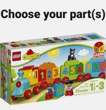Lego Duplo NUMBER TRAIN LEARN TO COUNT Replacement Parts Piece YOUR CHOICE 18047