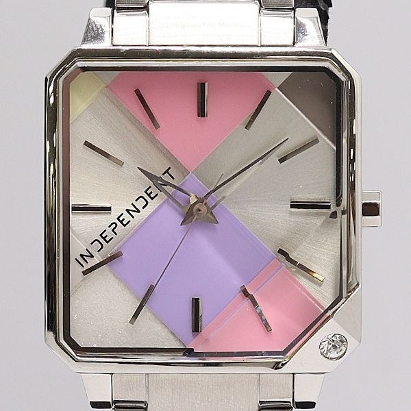 CITIZEN INDEPENDENT 1036-002871-03 men Quartz Silver Watch Japan