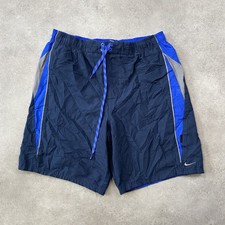Short de sport Nike pour hommes, bas de sport de course à pied, bleu marine