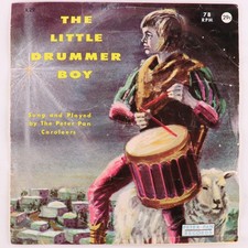 Peter Pan Players The Little Drummer Boy / Adeste Fideles 1965 7" 78rpm X-49