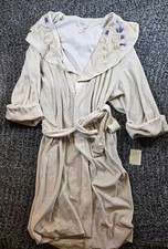 Victoria  s Secret Gold Label Shawl Collar Dressing Gown Sz L Robe RARE