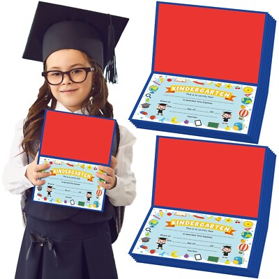 150 Pcs Kindergarten Diplomas Bulk Kindergarten Graduation Certificates  New