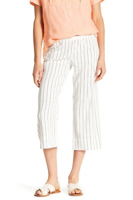 SUPPLY & DEMAND 161409 Women's Wide Cuff Culottes Ivory/Black Sz. Large