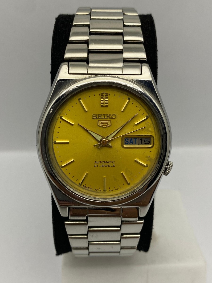 Seiko 5 7009-5862 Automatic 17 Jewels Watch Japan | eBay