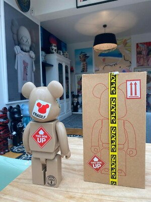 Bearbrick 400% STAPLE HANDLE WITH CARE USED MEDICOMTOY 2005 | eBay