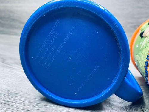 VINTAGE DISNEYLAND DONALD DUCK and GOOFY 3D RUBBER PLASTIC CUP W/ HANDLE Rare - Picture 9 of 9