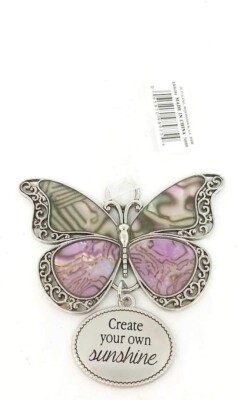 Strength from within Butterfly Ornament - 2.5 Inches - CREATE YOUR OWN SUNSHINE