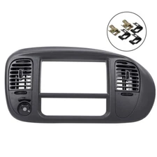 Fit For 1997-2003 Ford F150 Expedition Radio Climate Trim Bezel Dash Panel Gray