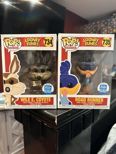 Funko Pop Wile E. Coyote & Road Runner Looney Tunes 734 735 Limited Edition