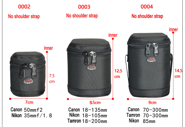 Waterproof DSLR Camera Shoulder Bag - Large Padded Case Fits Lenses Up To 600mm