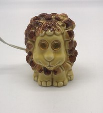 Vintage Enesco Lion Lamp Night Light