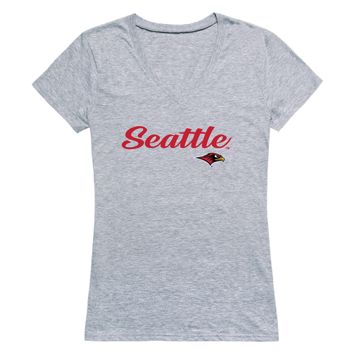 Seattle University Redhawks NCAA Women's Script Tee T-Shirt