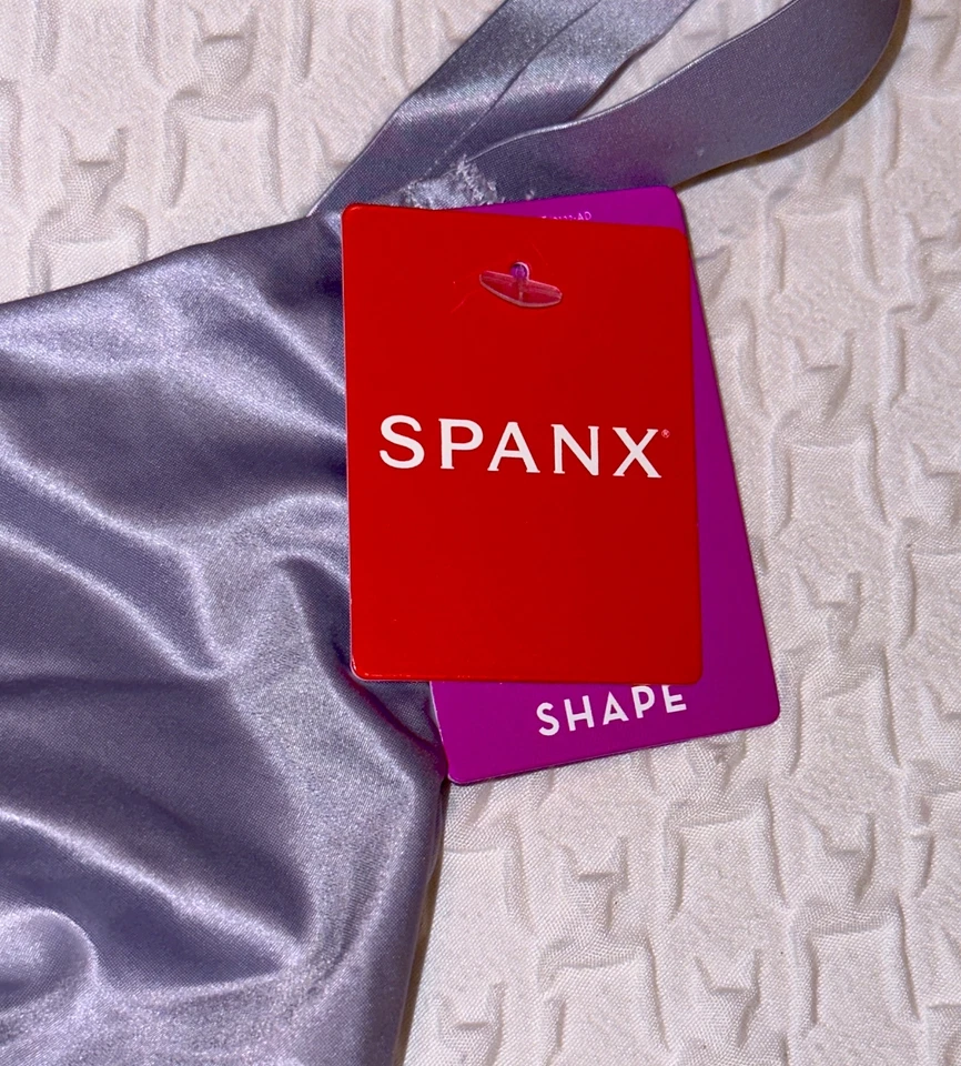 SPANX атласной формы Lt орхидеи фиолетовый стринги боди женщин XS XL плюс 1 X 2 X 3 X - Изображение 3 из 4