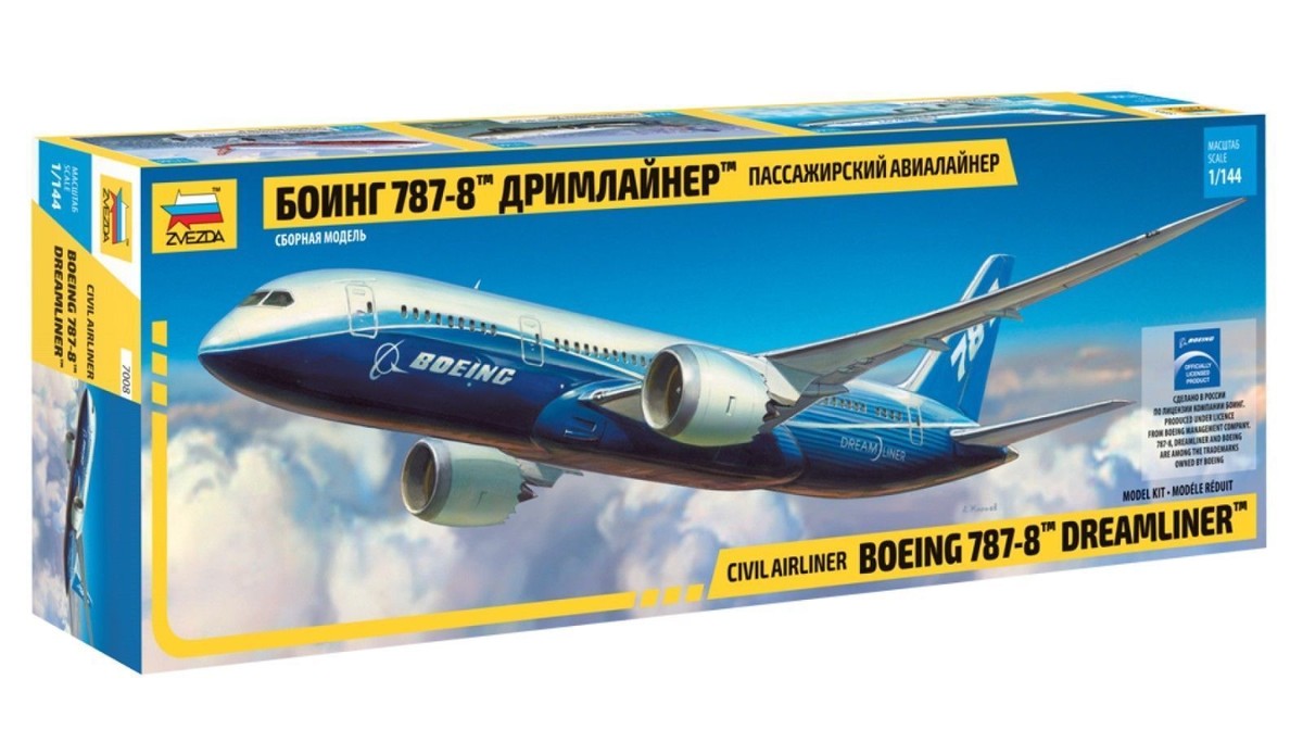 ZVEZDA 7008 Boeing 787 Dreamliner Aircraft Model Kit 1:144 | eBay UK