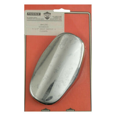 Paughco Heat Shield Duo Glide 5 1/2'' Chrome Heat Shield, for Harley - Davidson
