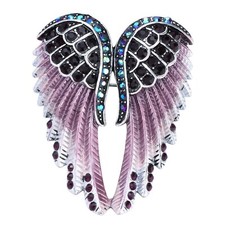 YACQ Women's Guardian Angel Wing Brooch Pins Pendants 2 in 1 - Scarf Holder...
