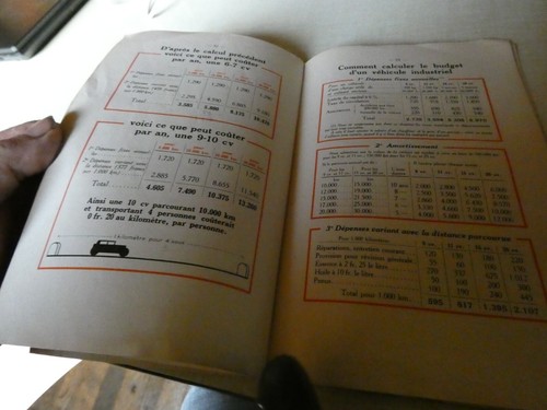 brochure des faits des chiffres L industrie Michelin Automobiles Française 1930 - Bild 4 von 5