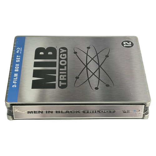 Men IN Black-Trilogie 1997-2012 - Gift Set Blu-Ray Steelbook 3 Films Métalbox B - Picture 4 of 7
