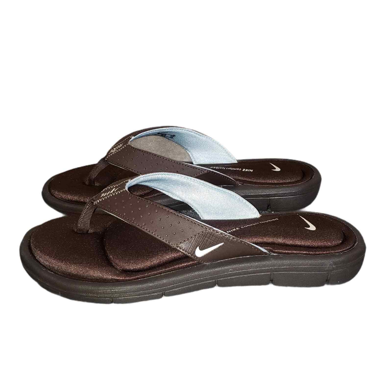 nike comfort flip flops size 8