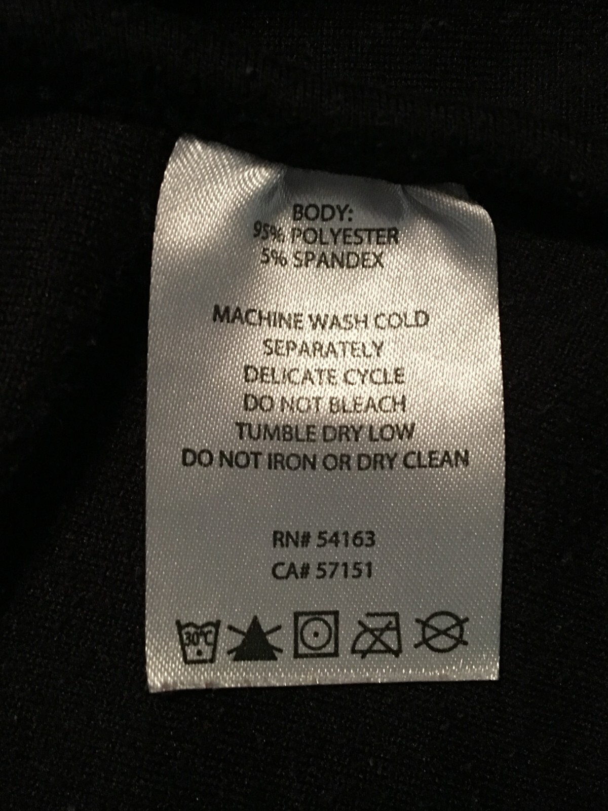 Calvin Klein Performance Solid Black Zip Up Soft … - image 7