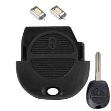2 Buttons Key Shell Replacement Repair For Nissan Micra Almera X-Trail Patrol AU