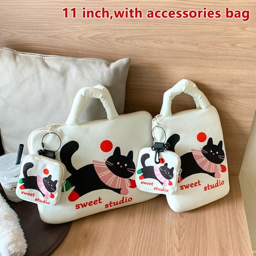 Cute Laptop Sleeve Bag 11 13inch Notebook Pouch For Macbook HP Acer Handbag - Afbeelding 22 van 24