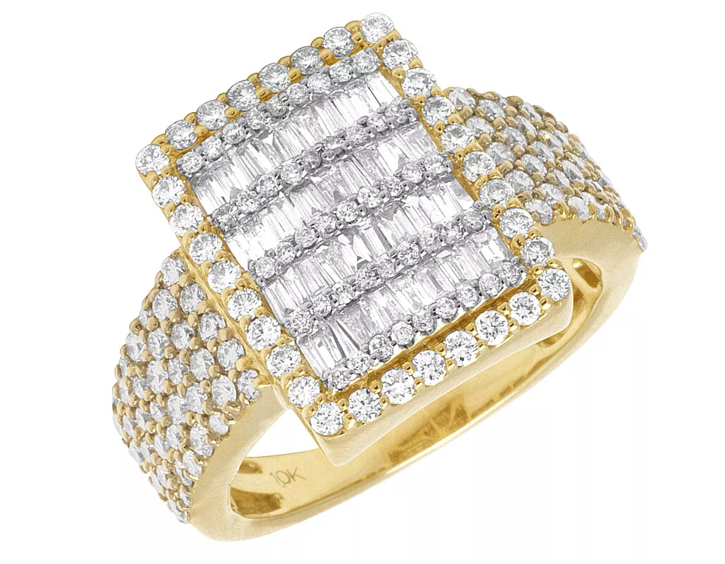 Rectangle 2024 baguette ring