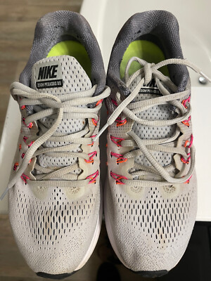 Nike Womens Air Zoom Pegasus 33 831356-006 Gray Running Shoes