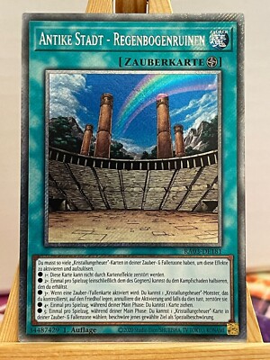 Antike Stadt - Regenbogenruinen RA03-DE181 Platinum Secret Rare Deutsch NM YGO