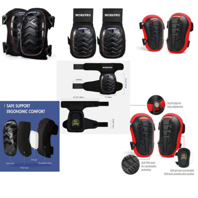 WORKPRO Knee Pads for Work Construction Gardening Flooring Carpentry Garage NEW
