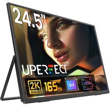 24.5" 165Hz Gaming Monitor 2560x1440 Portable PC Screen FreeSync for PS4/5 Xbox