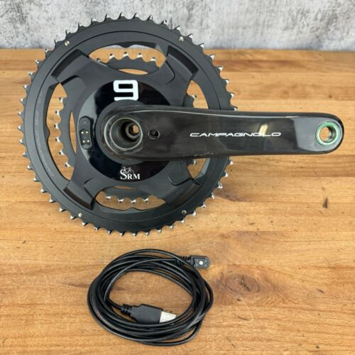 Campagnolo SRM PM9 172.5mm 50/34t 12-Speed Carbon Power Meter Bike Crankset - Picture 1 of 9