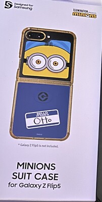 Samsung Minions Suit Case (Stuart Interactive Card) For Galaxy Z Flip5
