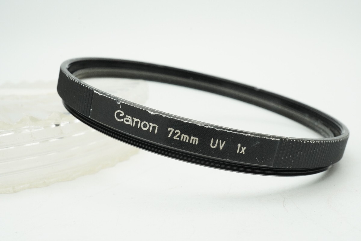 Vintage Canon 72mm UV 1x Screw-In Lens Filter from Japan