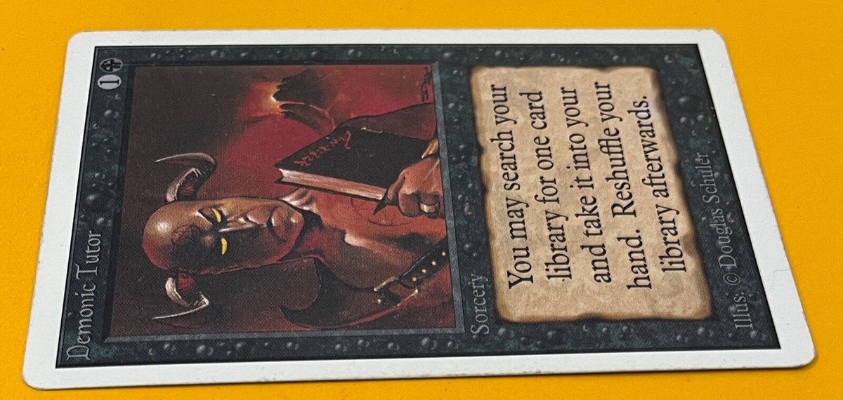 MTG DEMONIC TUTOR Unlimited (OldManMTG 005-071) | eBay MTG DEMONIC TUTOR Unlimited (OldManMTG 005-071) | eBay