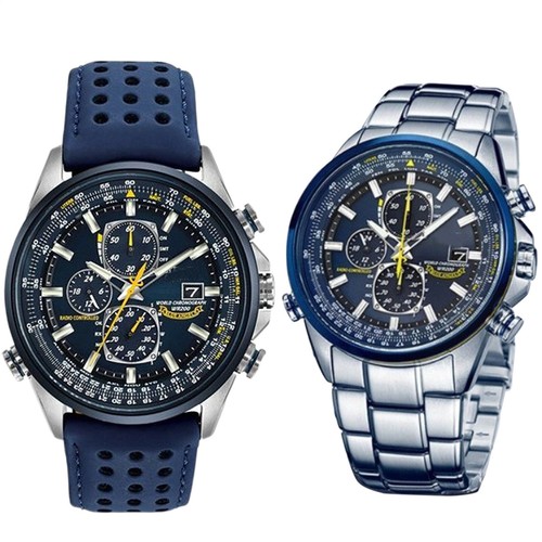 Orologio da polso uomo CITIZEN Blue Angels cintura moda quarzo business watch - Foto 1 di 11