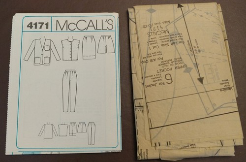 Vintage 1989 McCall's 4171 Nonstop Kleiderschrank Jacke Top Hose Shorts Größe 10 12 - Bild 4 von 4