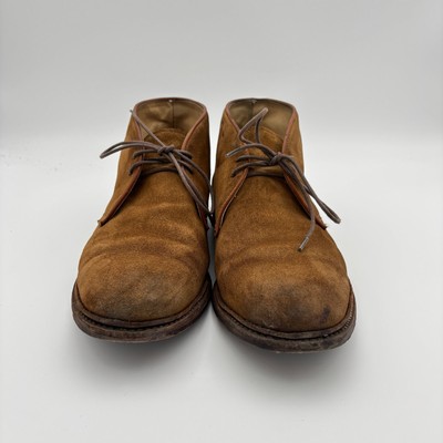 Frye Oliver Boots Mens Size 10.5 D Brown Leather Chukka Ankle Casual Preppy Frye and Co. Mens Oliver Stacked Heel Monk Strap Chukka Boot  main image 3