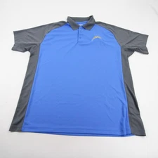 Los Angeles Chargers Tri-Mountain Polo Men's Blue/Dark Gray New